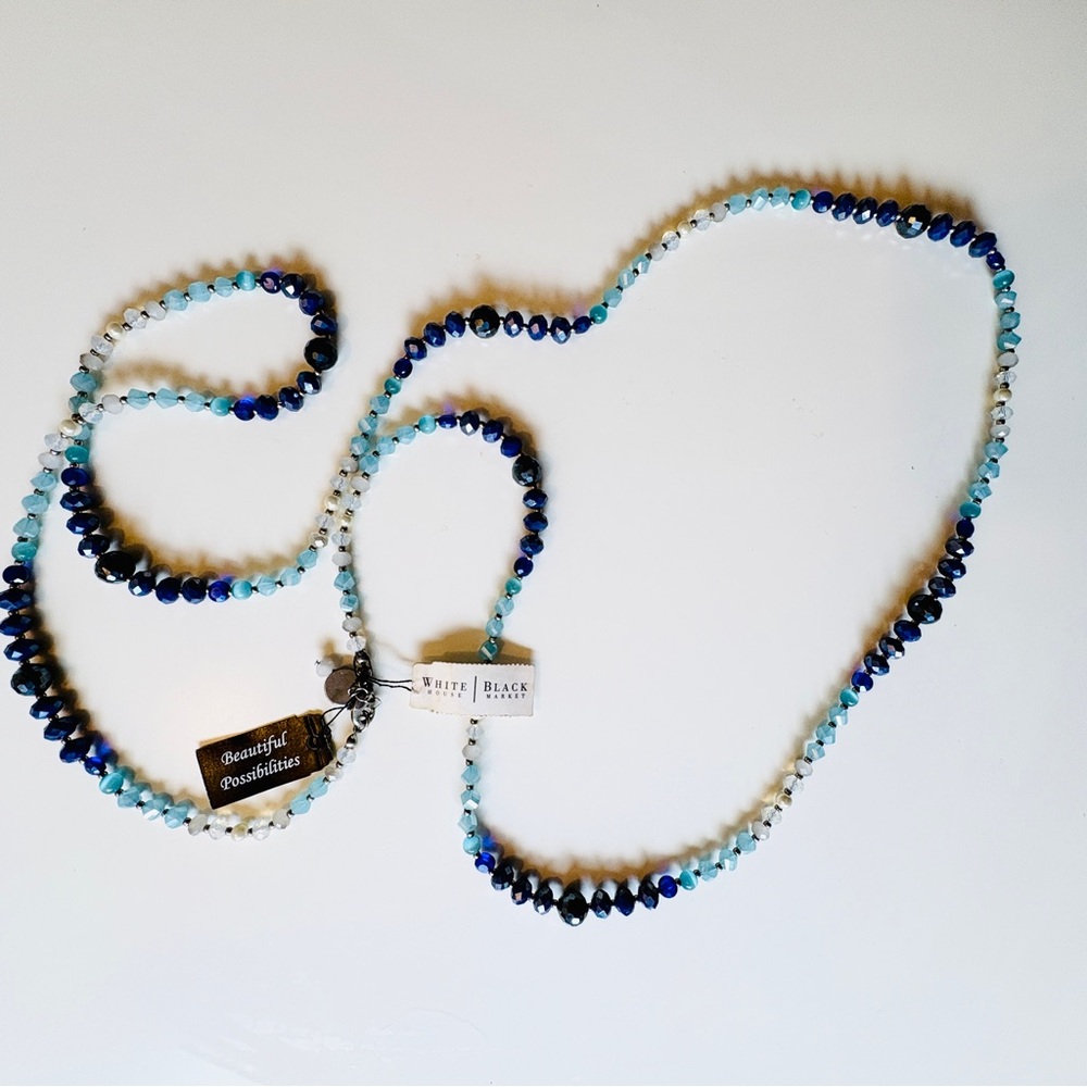 White House Black Market Multicolor Beaded Necklace